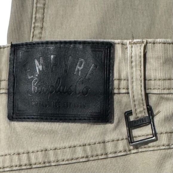 Empyre Men's Skinny Jeans Beige Size 32 Slim Fit 5-Pocket Design - Picture 7 of 7